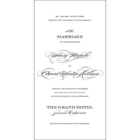 Perfectly Scripted Invitations